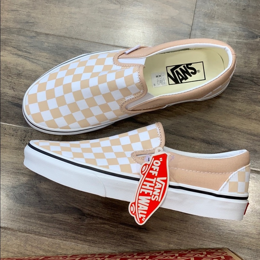 VANS WMNS CLASSIC SLIP-ON Checkerboard Frappe/True Sneakers - Picture 1 of 16